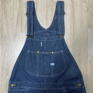 32~33) 50s 복각 Lee 헤링본 데님 오버롤(RRL&LVC&폴로