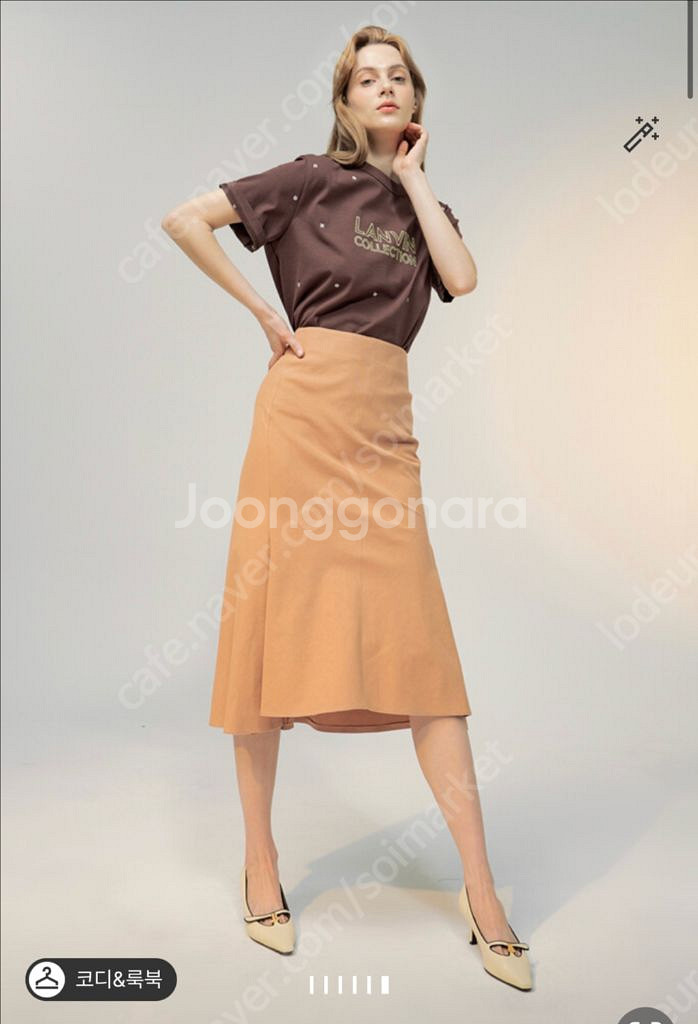 한섬 랑방컬렉션 스커트 (새상품)--0