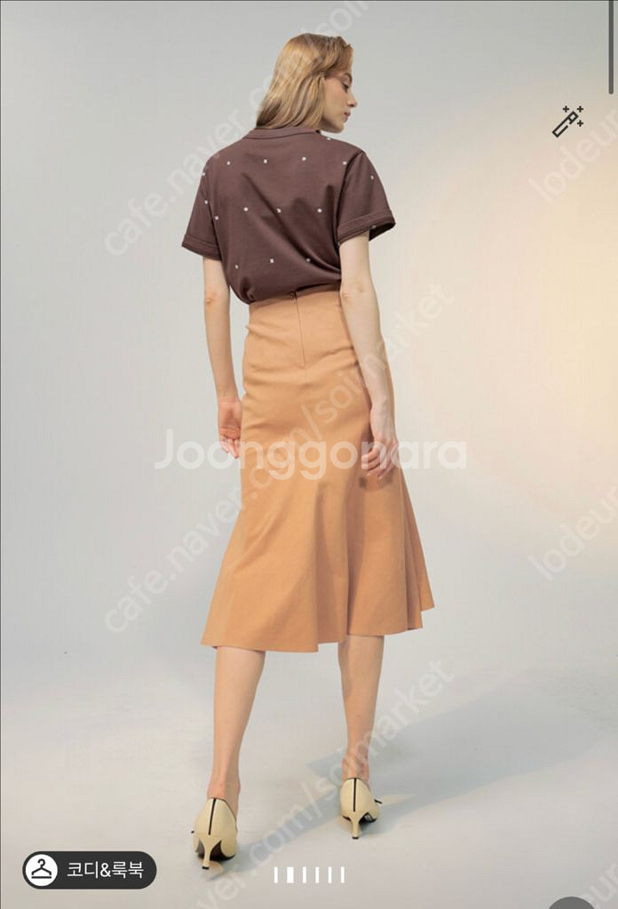 한섬 랑방컬렉션 스커트 (새상품)--1