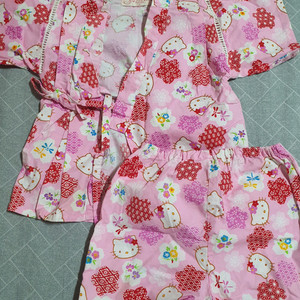 헬로키티 아동 유카타 핑크 잠옷세트