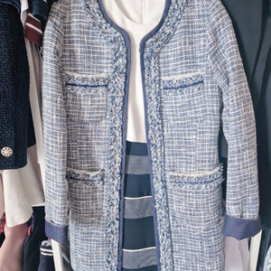 TASSE TASSE 데님 트위드 자켓 & 원피