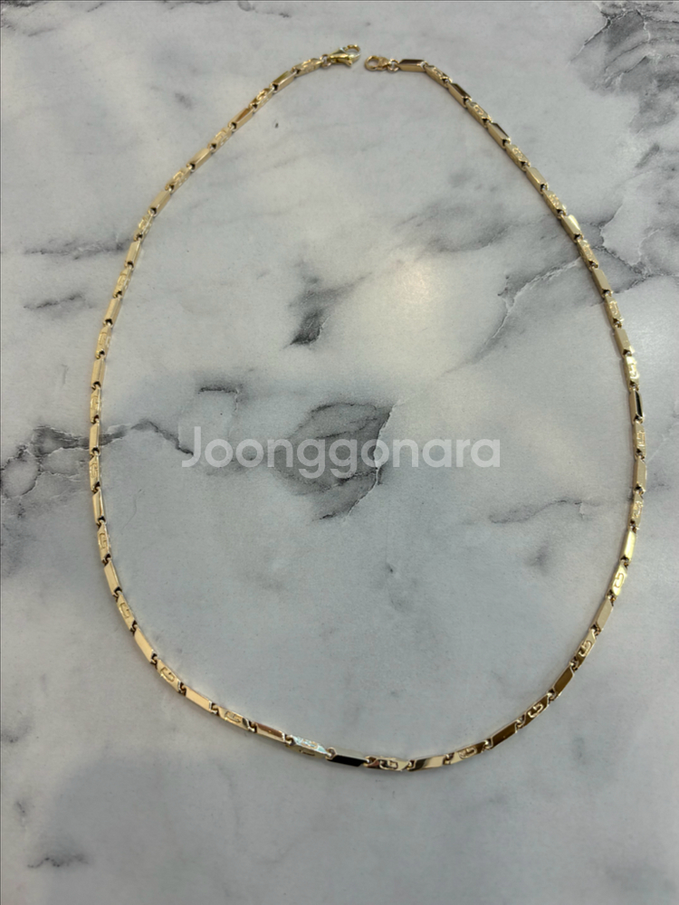 18k 대나무목걸이 5.17돈 남자금목걸이--3