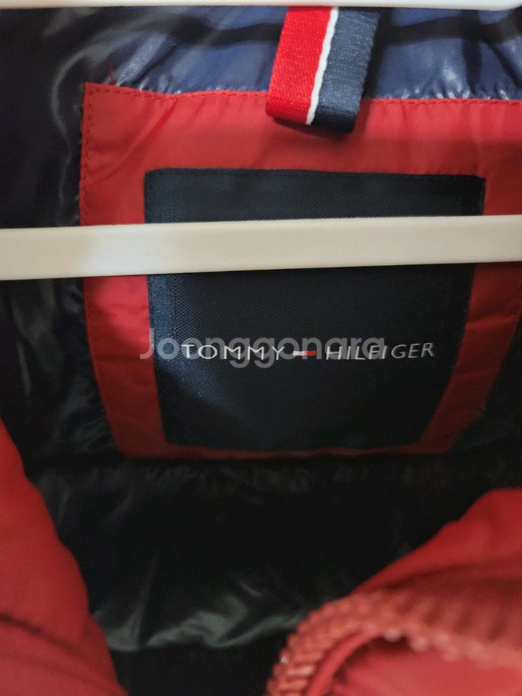 타미힐피거 패딩 조끼 85표기 90정사이즈--3