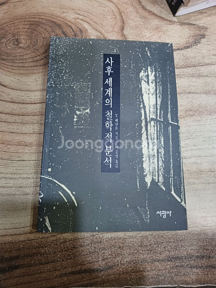 사후 세계의 철학적 분석 (서광사)--0