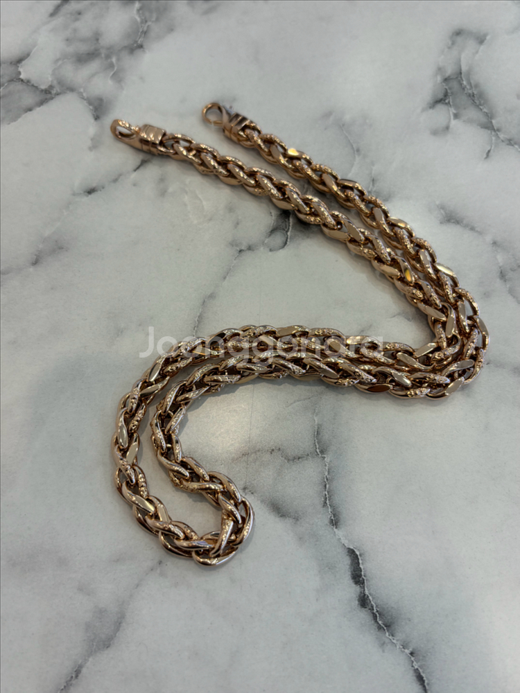 18k 체인목걸이 15.5돈 남자금목걸이--2