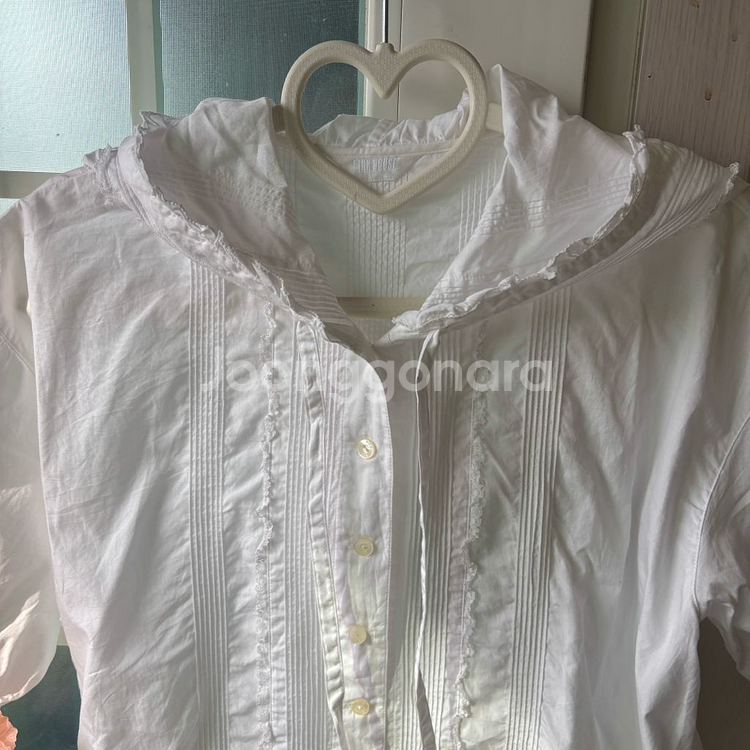 [빈티지] 핑크하우스 후드 핀턱 블라우스 -옷장정리--2