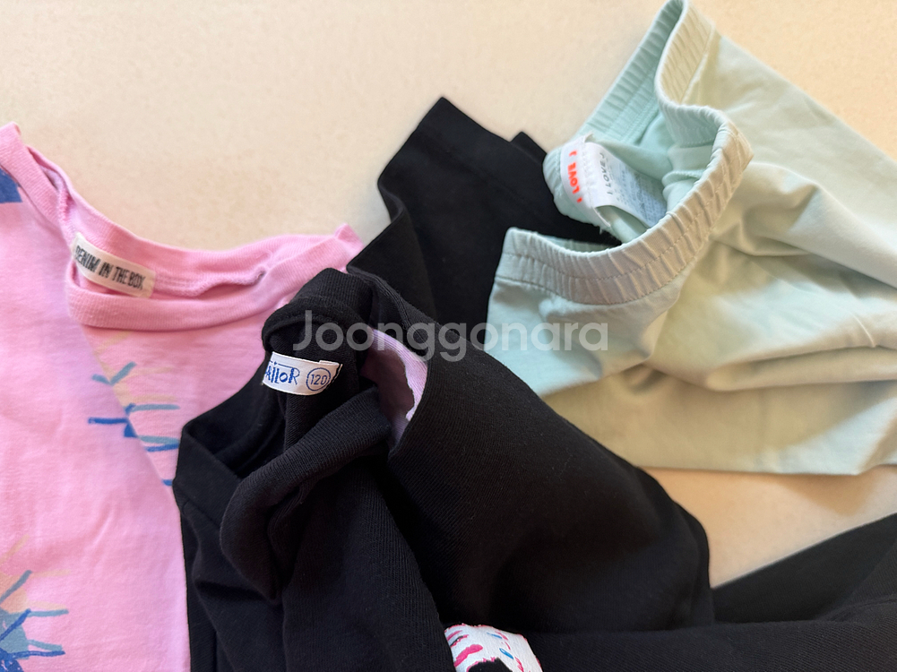 여아120사이즈 일괄 새상품 데님인더박스 베베테일러 아이러브제이--2