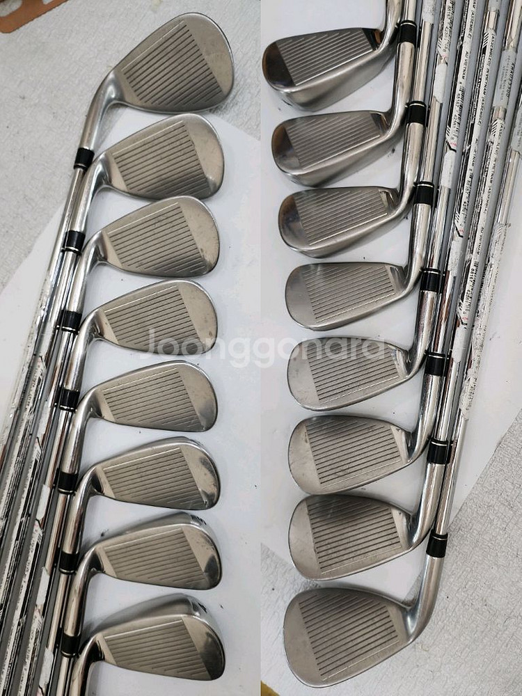 테일러메이드 버너 경량스틸 아이언 남성용 골프채 풀세트--5