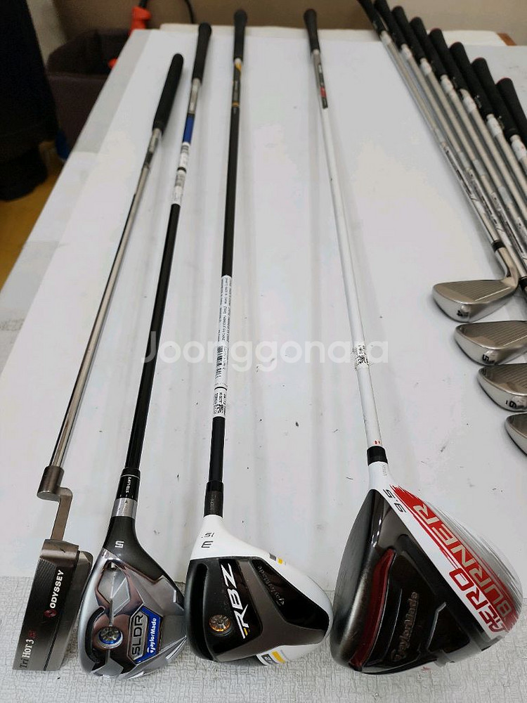 테일러메이드 버너 경량스틸 아이언 남성용 골프채 풀세트--6