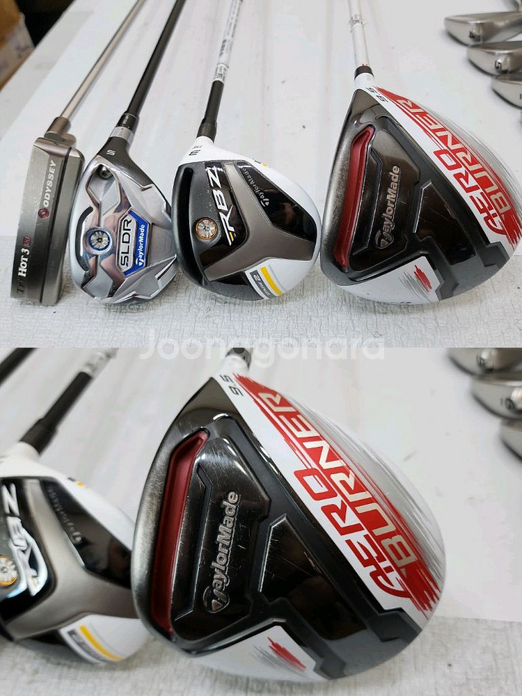 테일러메이드 버너 경량스틸 아이언 남성용 골프채 풀세트--7