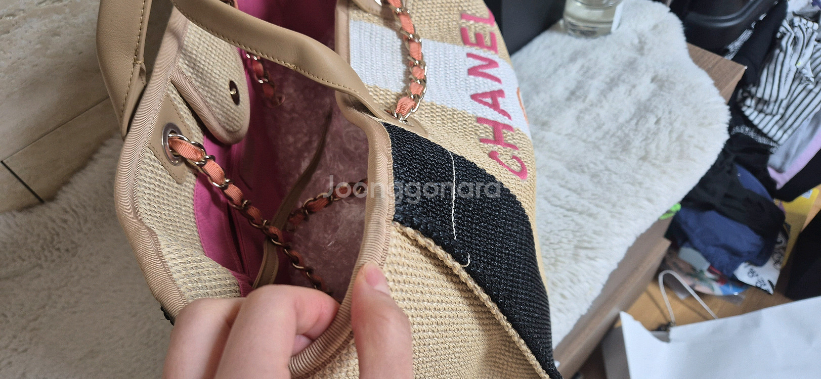 샤넬 김희선 도빌백 쇼퍼백 숄더백--3