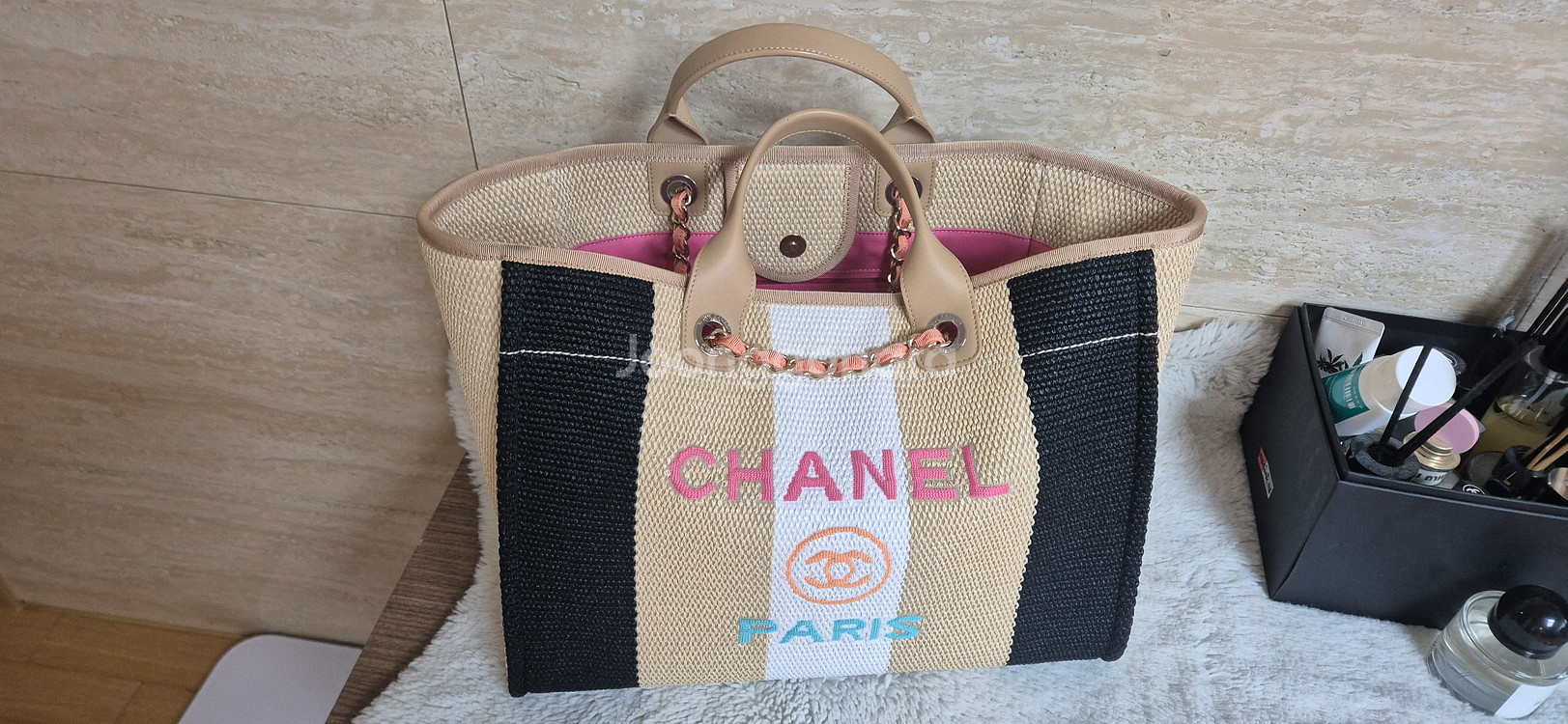 샤넬 김희선 도빌백 쇼퍼백 숄더백--5