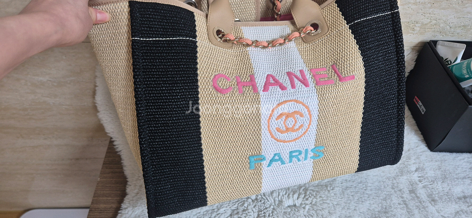 샤넬 김희선 도빌백 쇼퍼백 숄더백--4