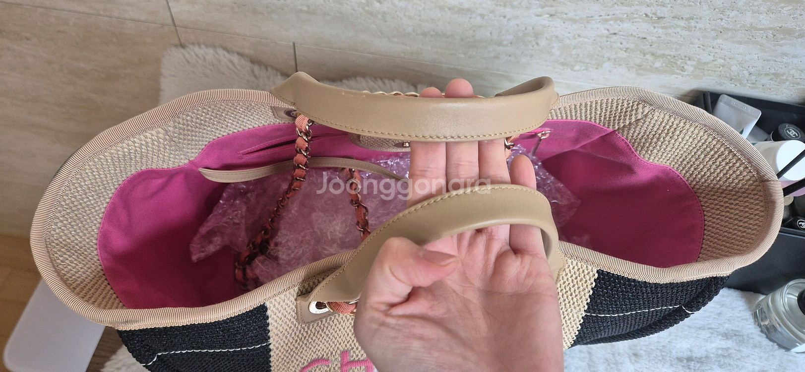 샤넬 김희선 도빌백 쇼퍼백 숄더백--6