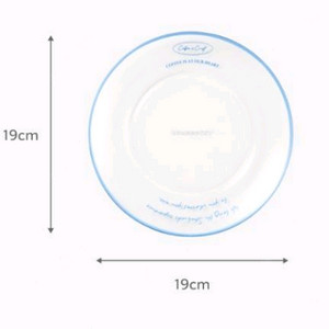 스타벅스 서머버디위크 레터링 플레이트 투명 접시