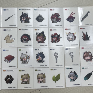 명일방주 띠부씰 28장 + SD콜렉터북 1개 일괄