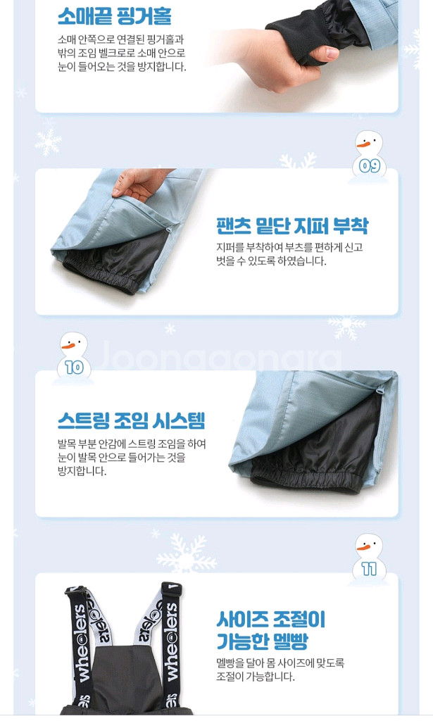 새상품) 휠러스 아동 보드복--7