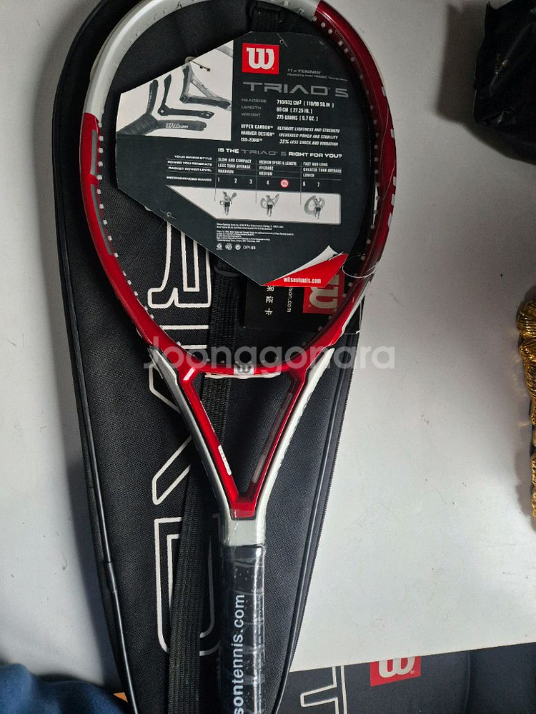 윌슨 Triad 5 테니스 라켓 <새거>--3