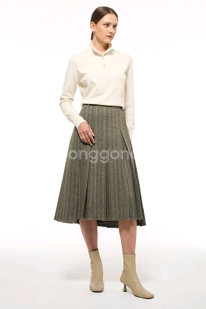 타임 울 블렌드 하이넥 니트탑 랑방 마인 더캐시미어--1