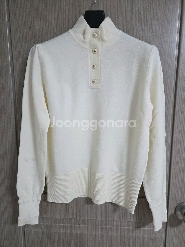 타임 울 블렌드 하이넥 니트탑 랑방 마인 더캐시미어--4