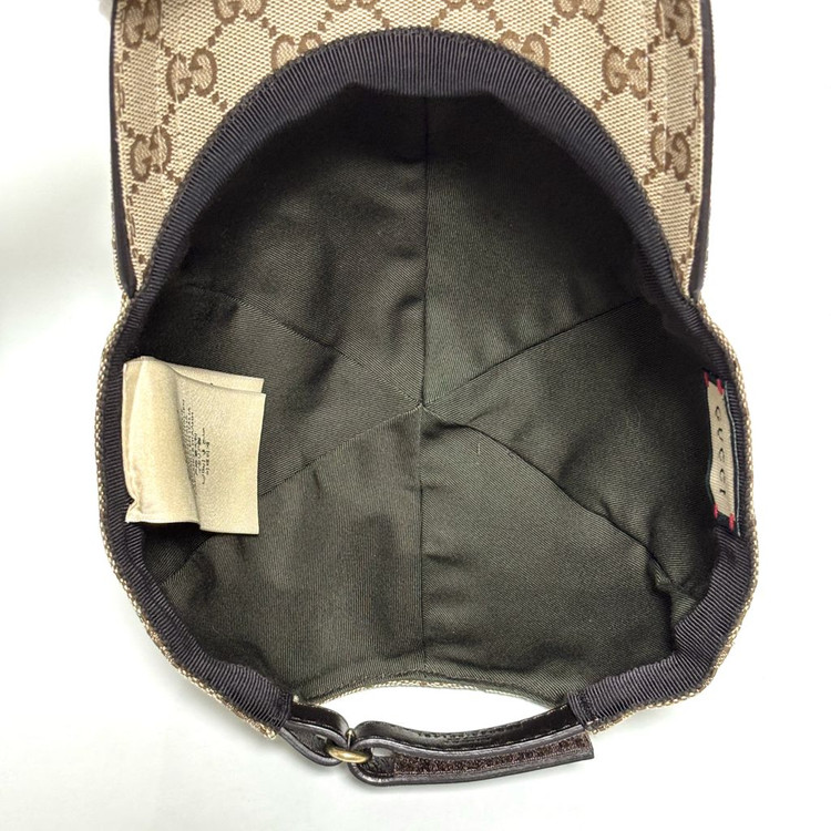 구찌 GG 캔버스 야구 모자 L--8