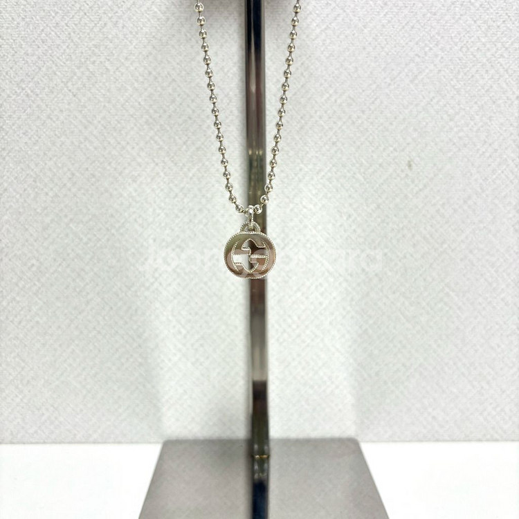 구찌 GG 인터로킹 목걸이--1