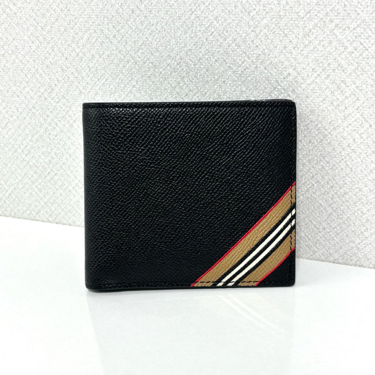 [S+급/백화점] 버버리 아이콘 스트라이프 반지갑 이미지