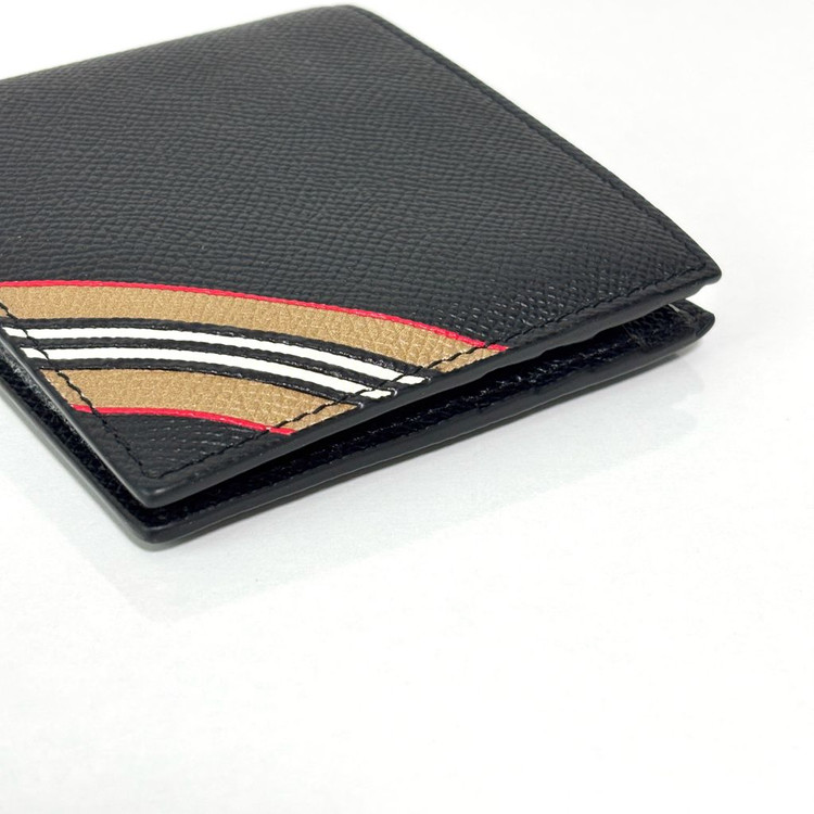 [S+급/백화점] 버버리 아이콘 스트라이프 반지갑 이미지