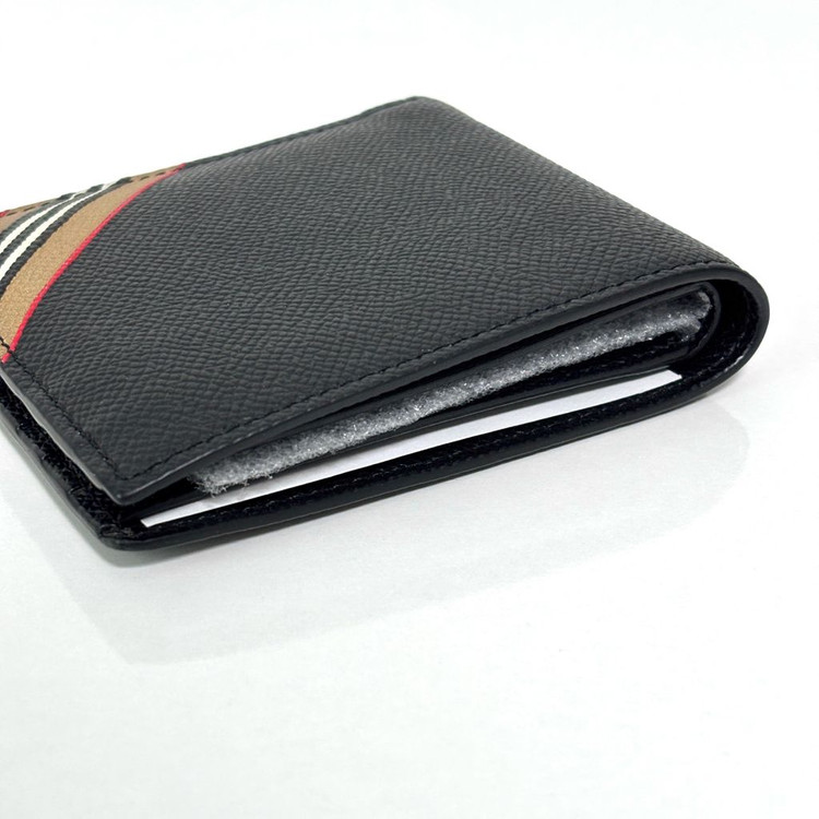 [S+급/백화점] 버버리 아이콘 스트라이프 반지갑 이미지