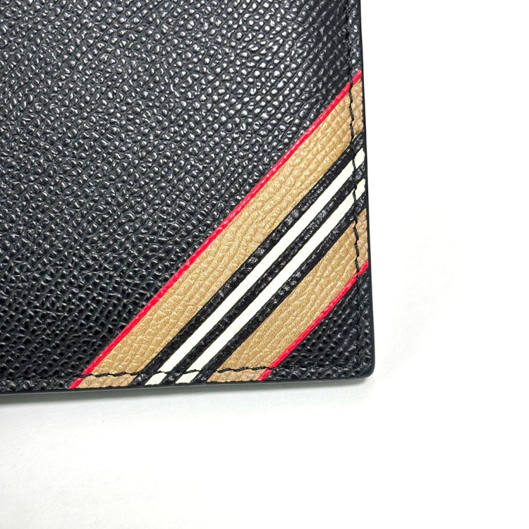 [S+급/백화점] 버버리 아이콘 스트라이프 반지갑 이미지