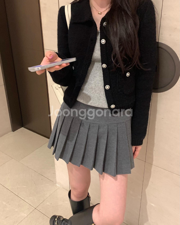 르플레인 1차확보수량 무이트위드가디건--0