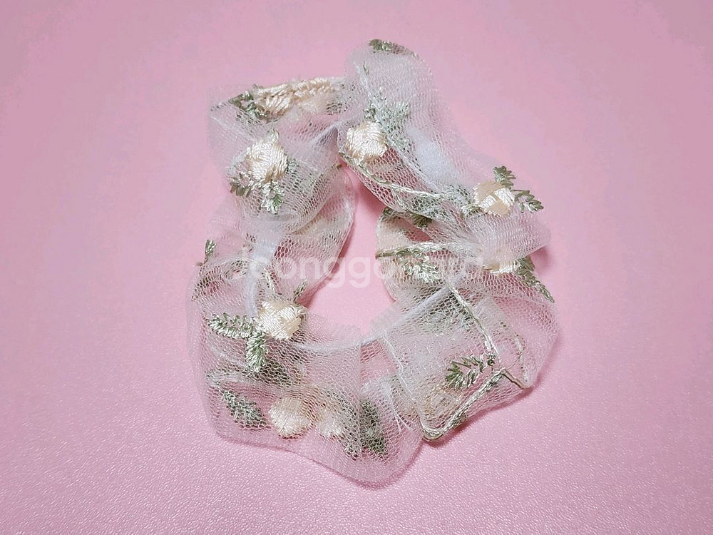 (새상품) 헤어 곱창 머리끈 4개 일괄--3