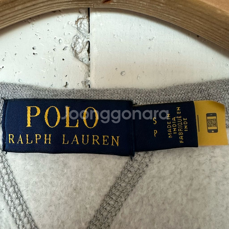 폴로 랄프로렌 폴로 로고 맨투맨--2