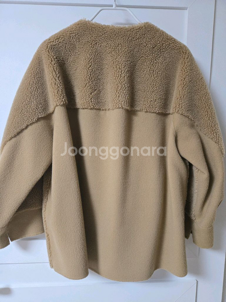 sjsj울블랜드 텍스처블록핸드메이드자켓--4