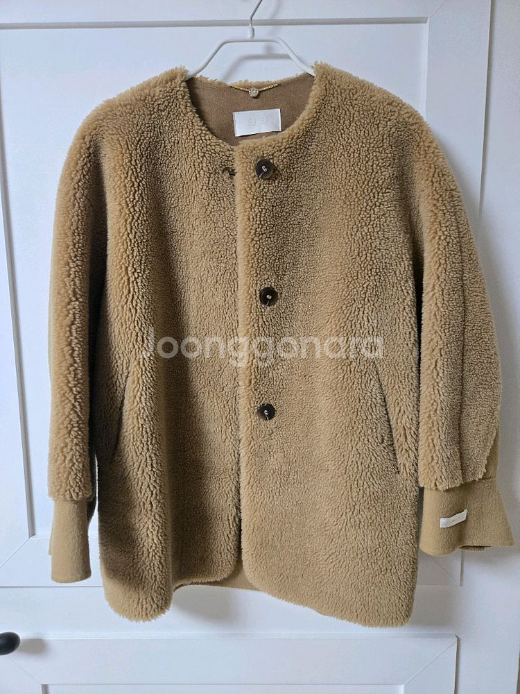 sjsj울블랜드 텍스처블록핸드메이드자켓--3