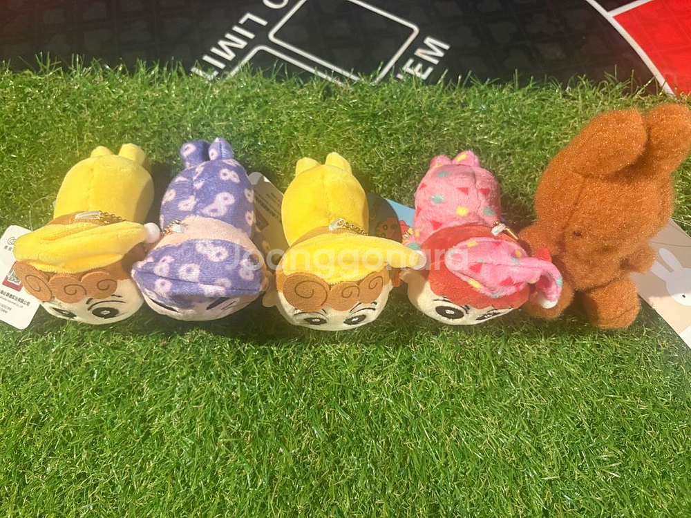 [새상품] 인형키링 5개 일괄 (짱구4+토끼1)--1