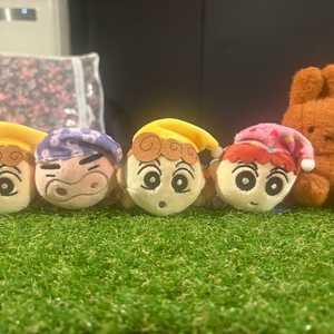 [새상품] 인형키링 5개 일괄 (짱구4+토끼1)