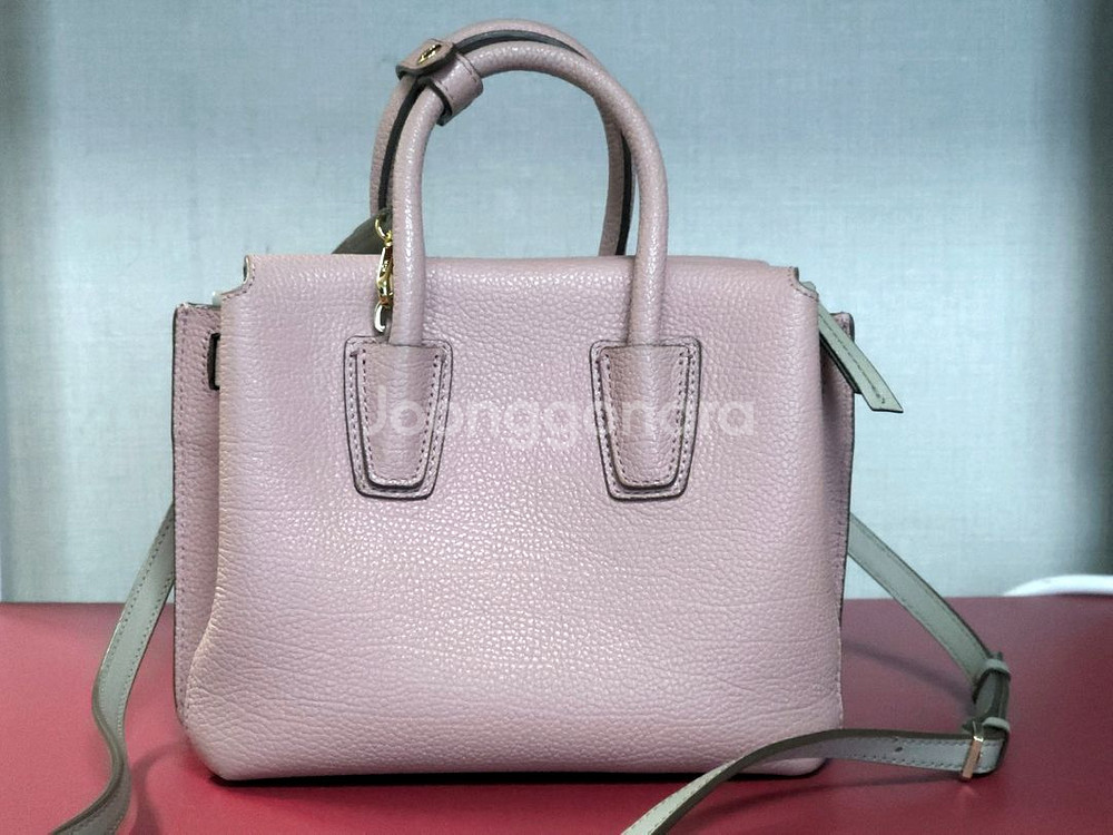 MCM 밀라 미니 토트백 라이트핑크 크로스백--2