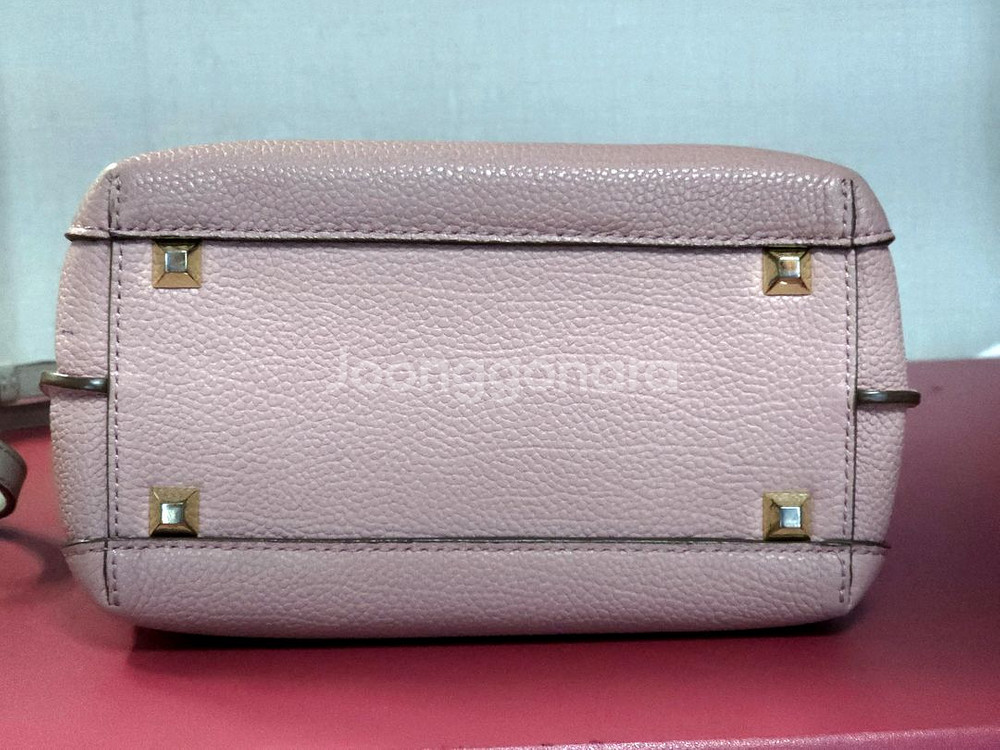 MCM 밀라 미니 토트백 라이트핑크 크로스백--4