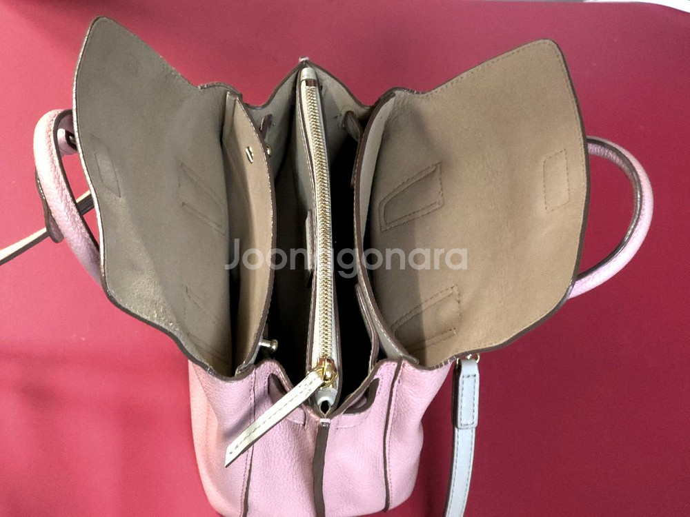 MCM 밀라 미니 토트백 라이트핑크 크로스백--8