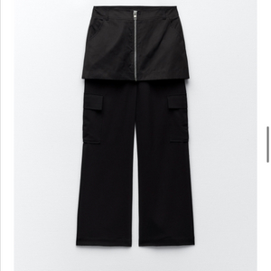 택채 새상품) 자라 나일론 스커트 카고 팬츠 바지