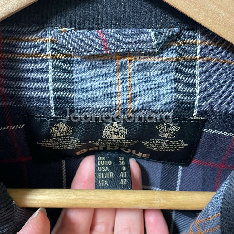 바버 인터네셔널 왁스 자켓 uk12--2