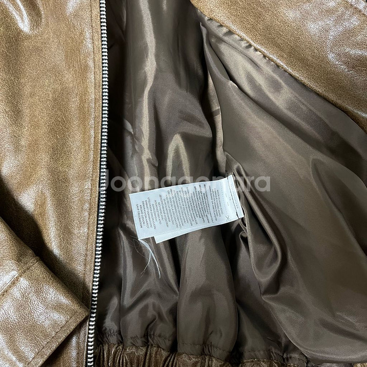 폴로 랄프로렌 브라운 레더 자켓 L(105)--5