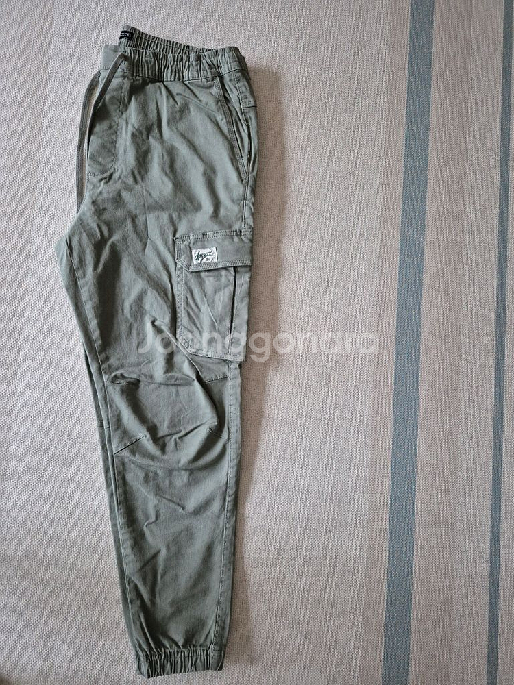 ZARA 카고 조거 XL 카키 남성조거바지 가을바지새옷--1