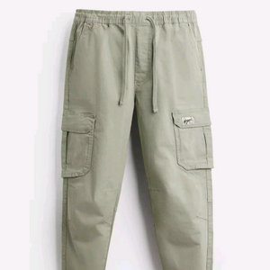 ZARA 카고 조거 XL 카키 남성조거바지 가을바지새옷