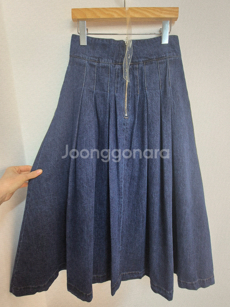 미샤 데님 롱 스커트 새제품--6