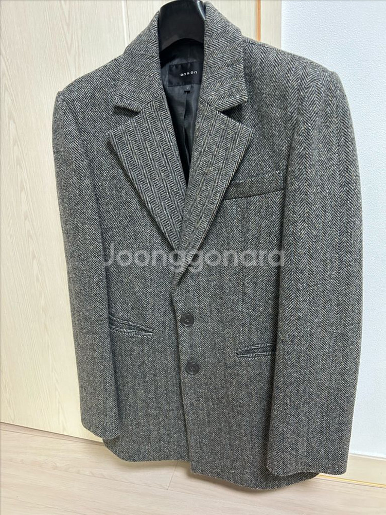 온앤온 아워글래스 울자켓 블레이저 자켓s 55사이즈--7