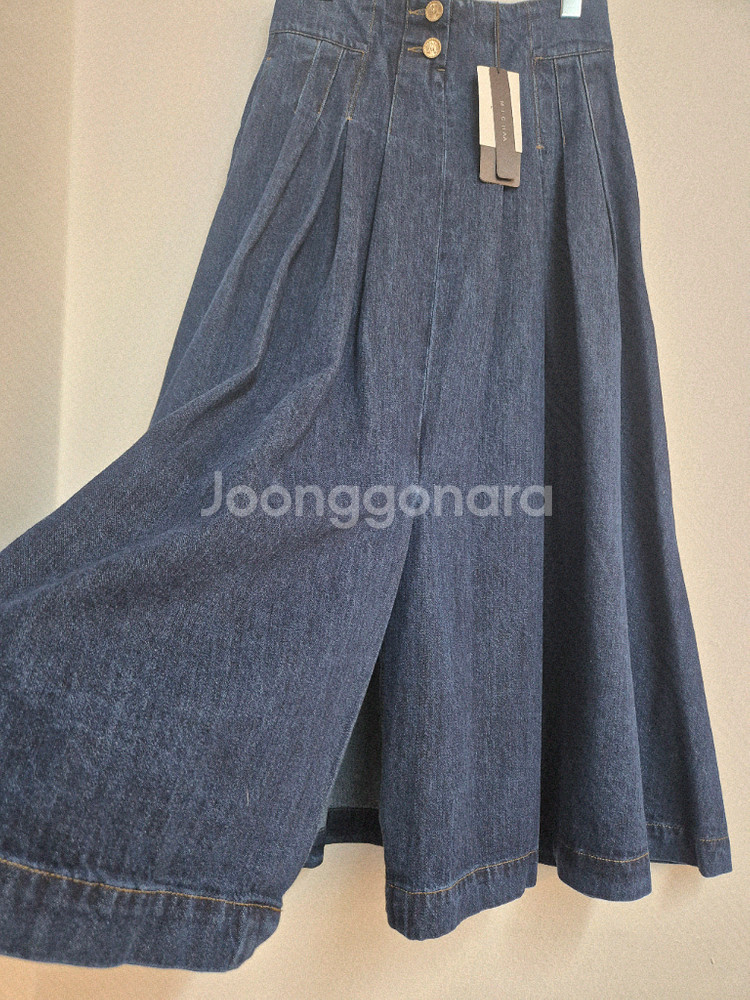미샤 데님 롱 스커트 새제품--10