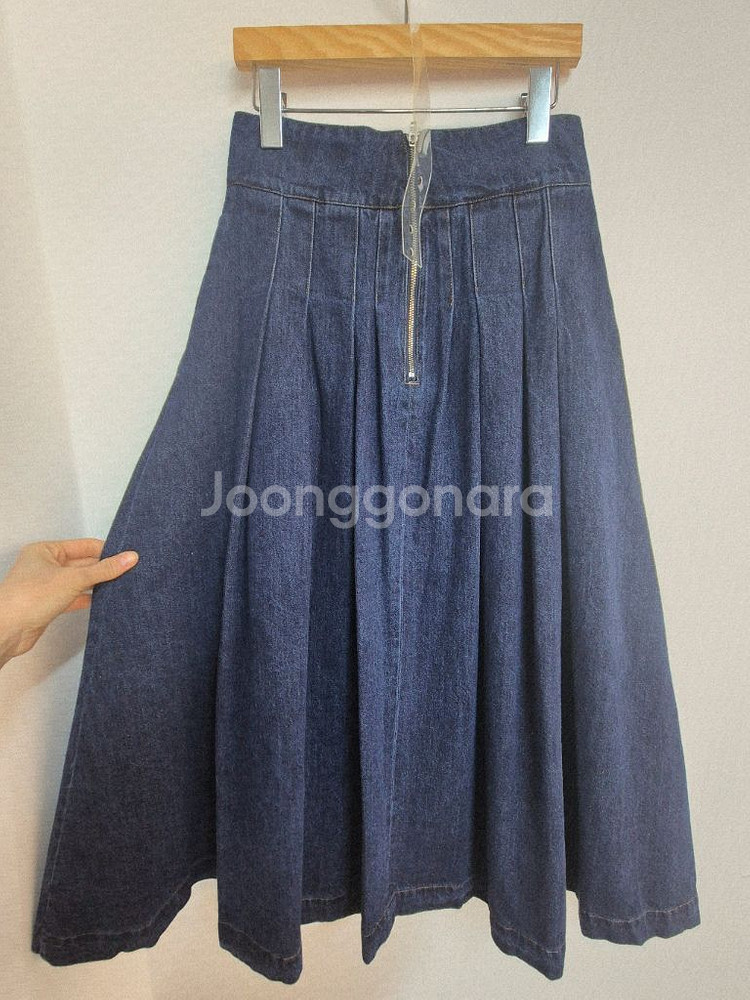 미샤 데님 롱 스커트 새제품--13