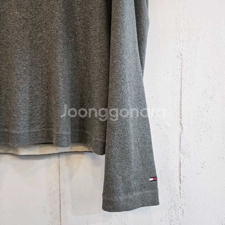 타미힐피거 그레이 라운드넥 니트 XL--1